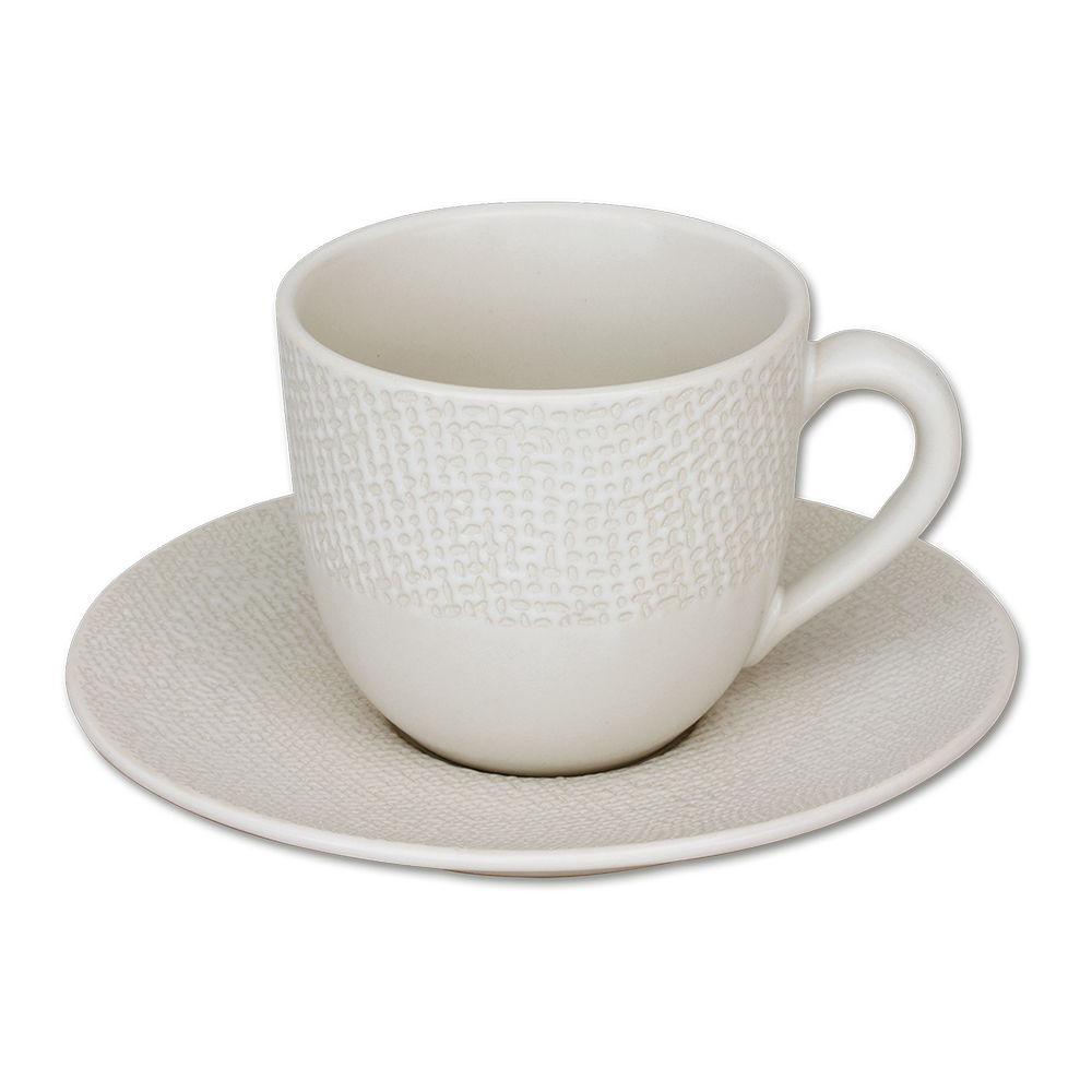 Tasse à café et sa soucoupe Vésuvio 12 cl (lot de 6), TABLE PASSION