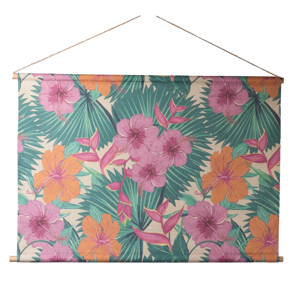 Kakemono fleurs d'été 80x120 cm, AMADEUS