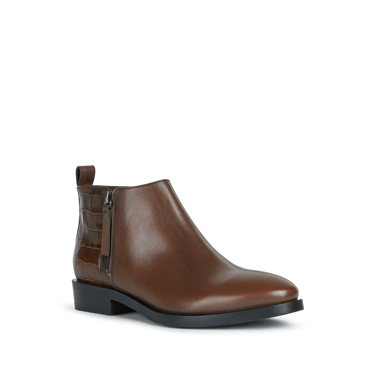 geox ankle boots brown