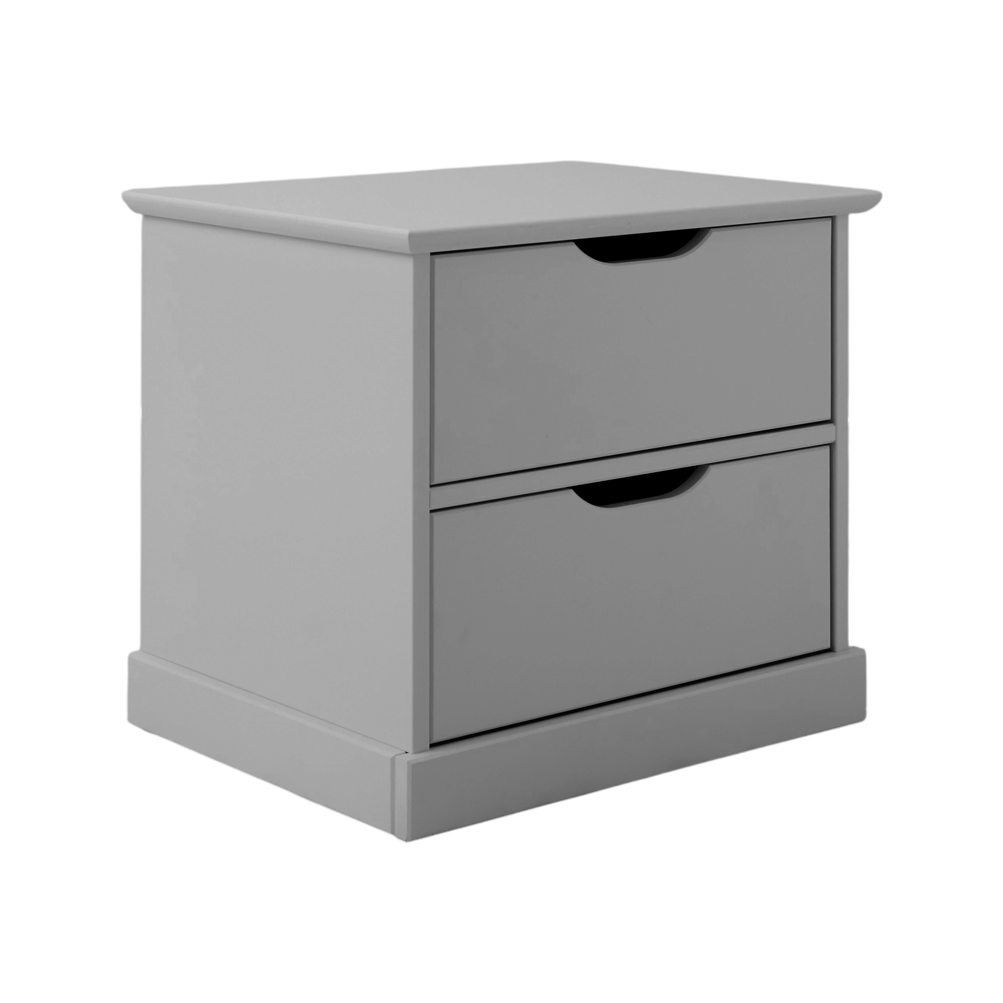 Table de chevet 2 tiroirs bois - THEA, CAMIF