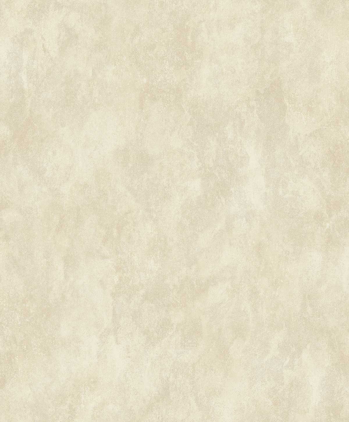 Papier peint uni effet enduit beige ivoire, HEXOA