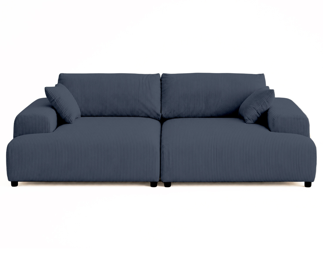 Canapé droit 4 places double méridienne, GARANCE, BEST MOBILIER