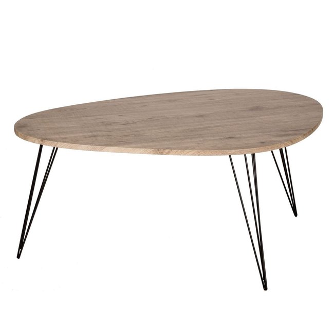 Table Basse Design Neile - L. 97 X H. 50 Cm Couleur noir <span itemprop=