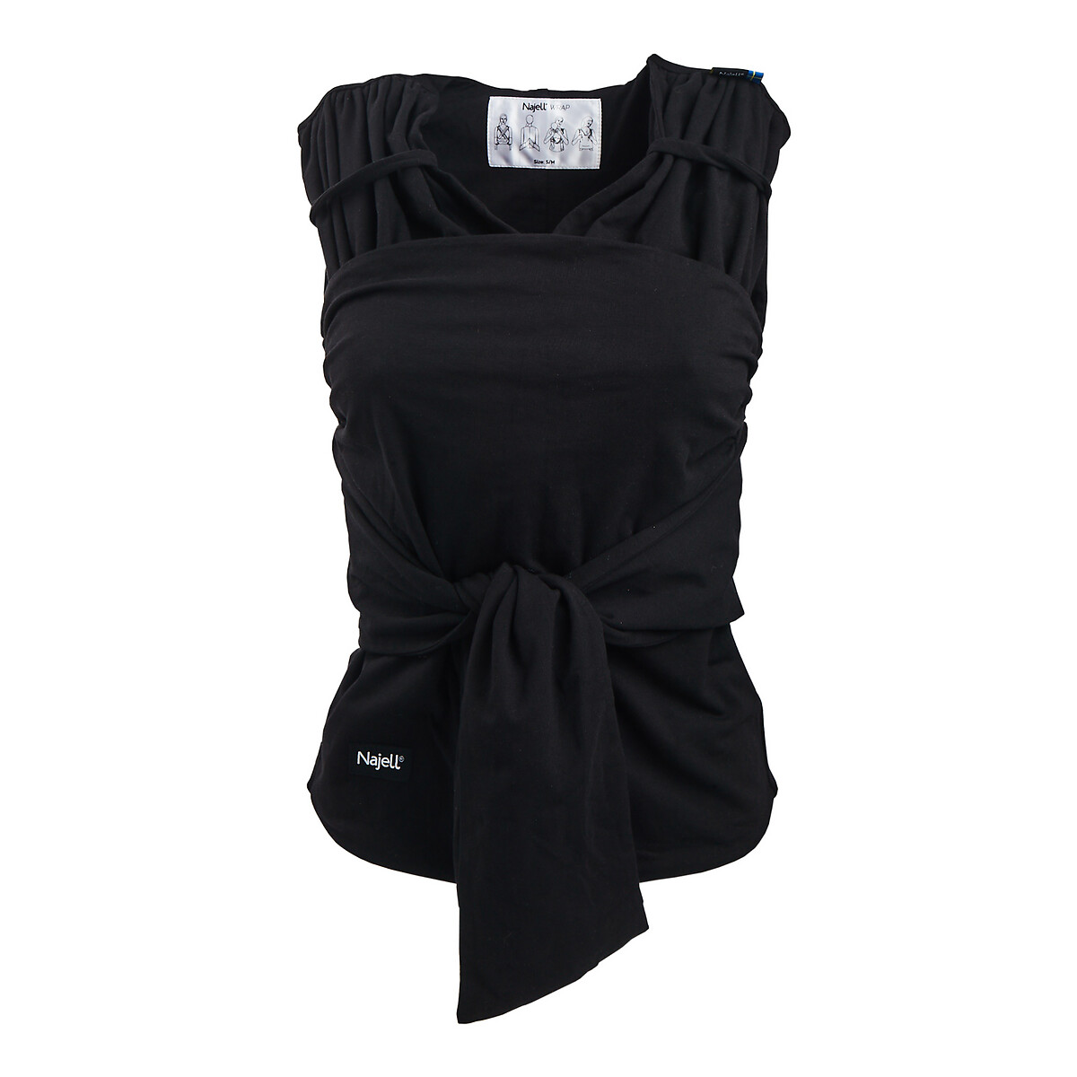 Porte Bebe Echarpe Najell Wrap L Xl Noir Beaba La Redoute