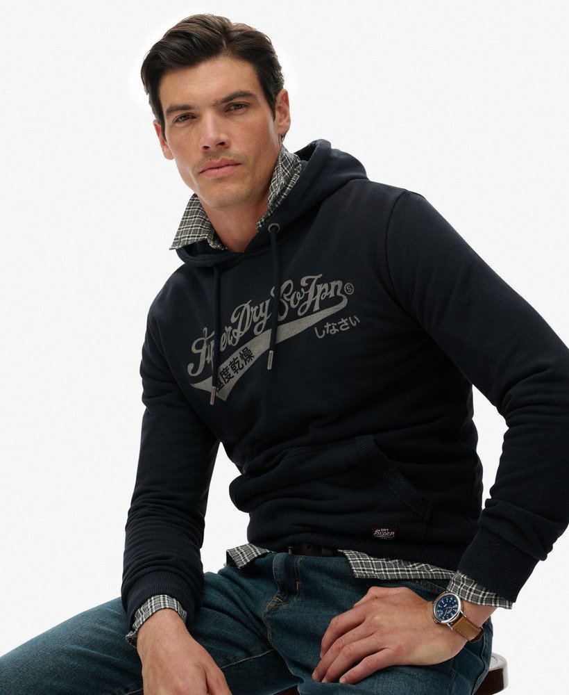Sweat à capuche décontracté Heritage Brand, SUPERDRY