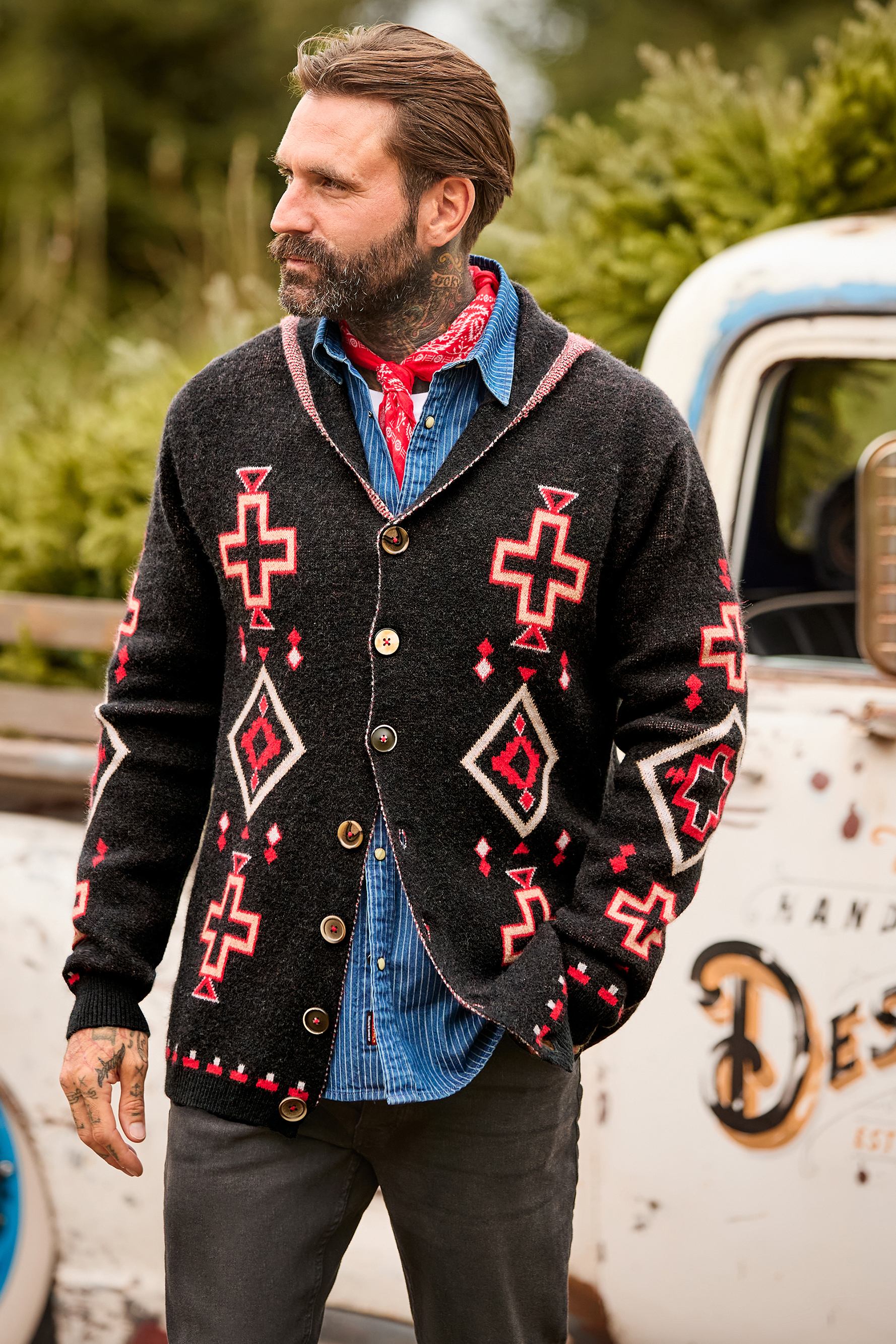 Cardigan au Motif Parfait, JOE BROWNS