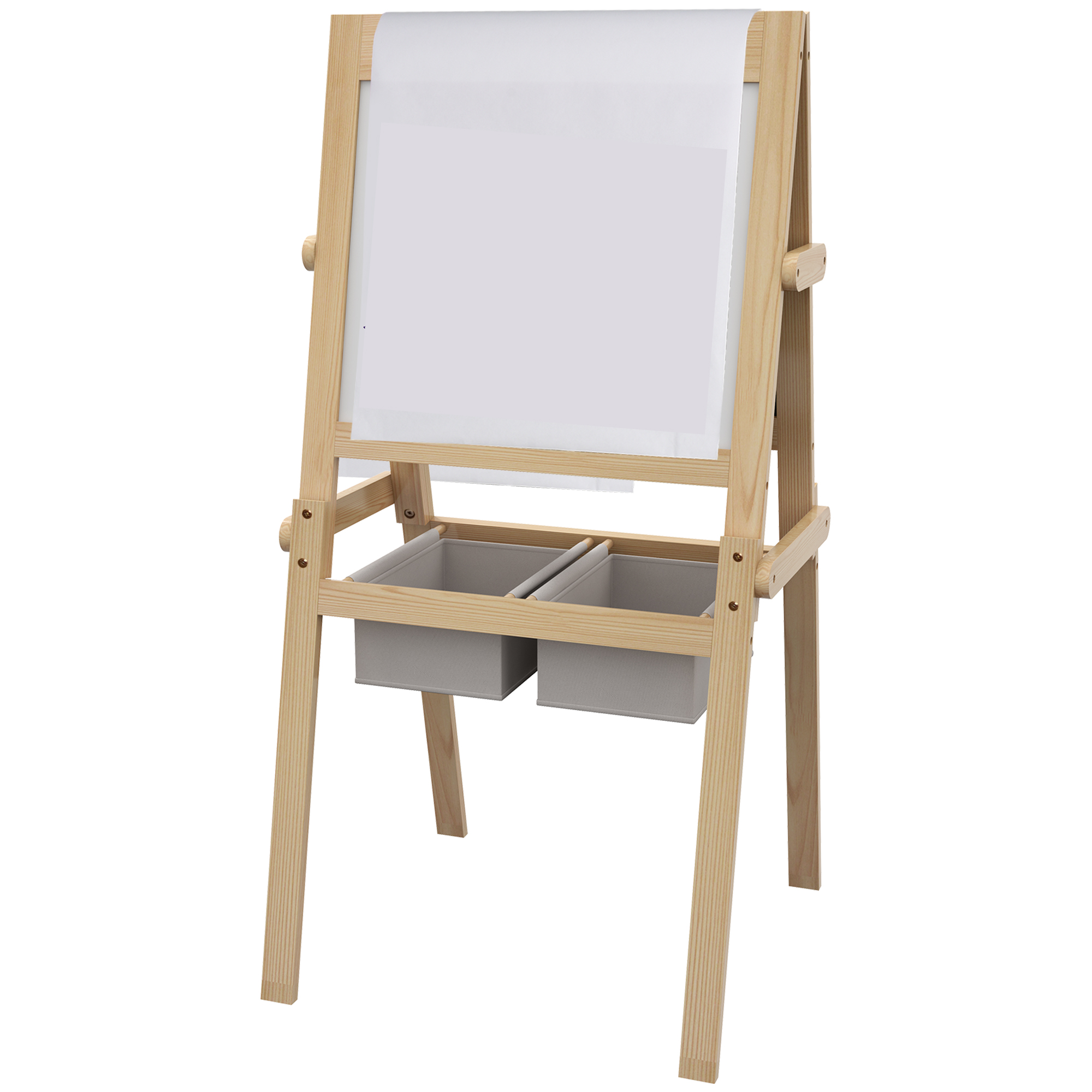 Chevalet pour enfants MDF Bois naturel, AIYAPLAY