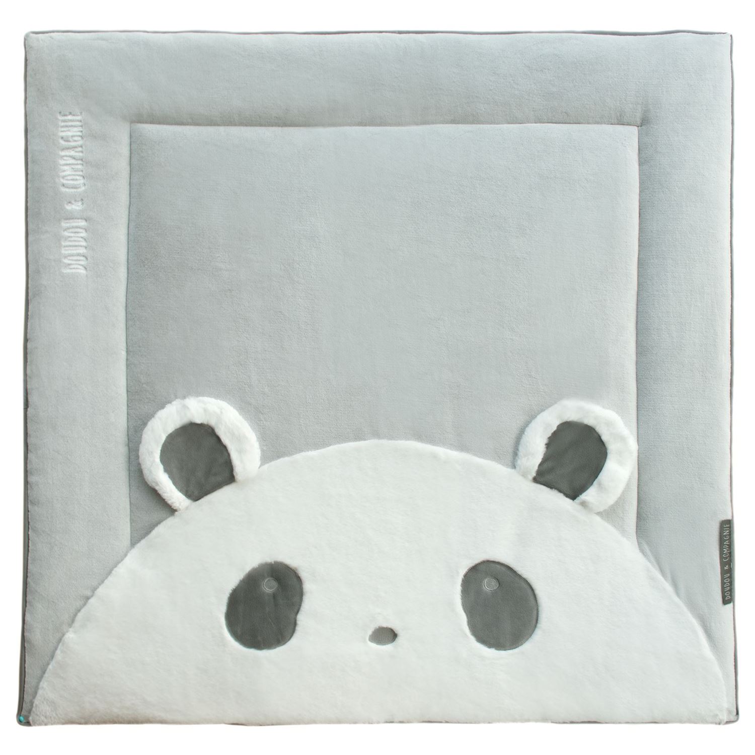 Tapis de chambre 100x100 cm Tapidou Panda, DOUDOU ET COMPAGNIE