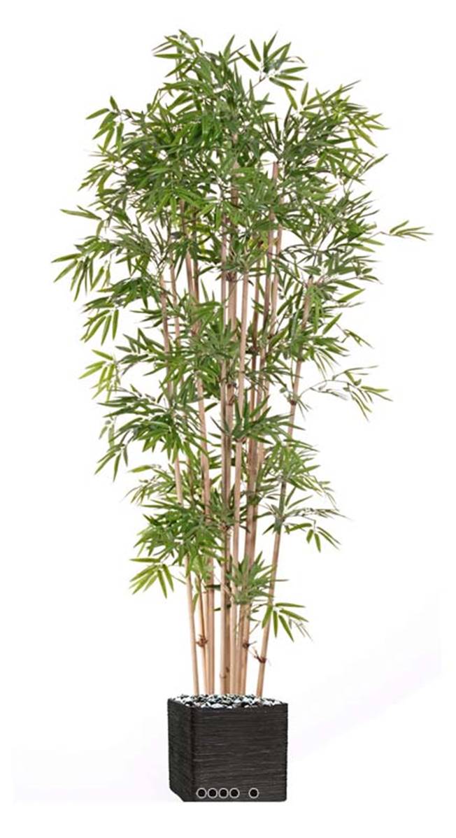 Bambou artificiel en pot 12 cannes,, ARTIFICIELLES