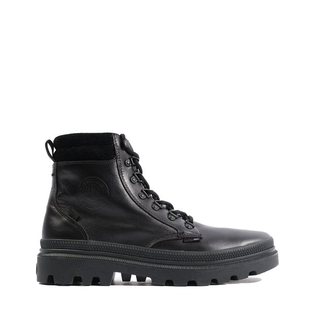 Pallatrooper hkr hiking boots in leather, black, Palladium | La Redoute