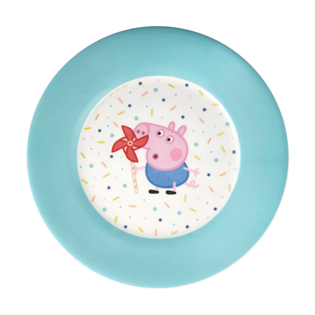 Assiette à dessert PEPPA PIG, PETIT JOUR