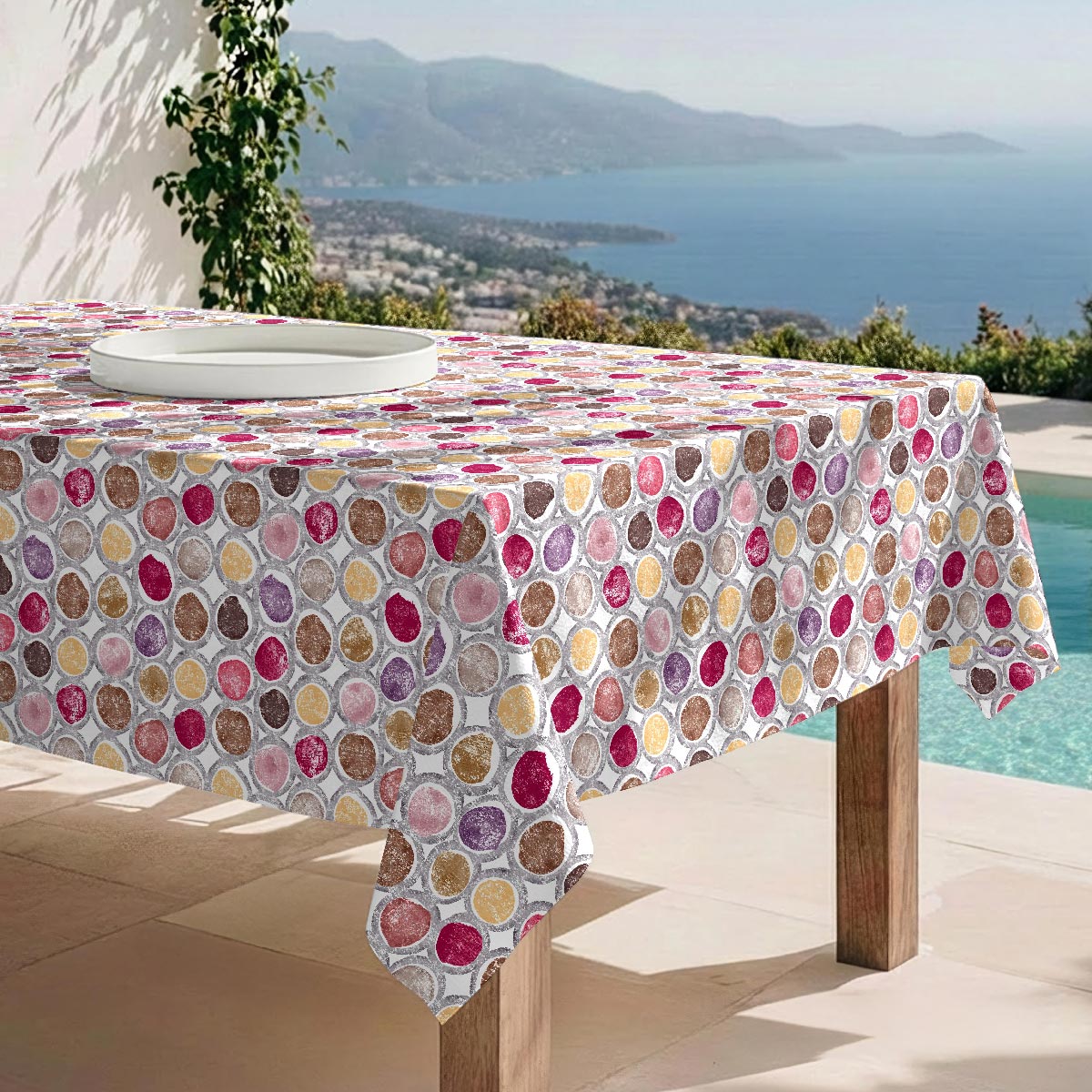 Nappe anti-taches Mechanic - 100% coton -, NAF NAF HOME