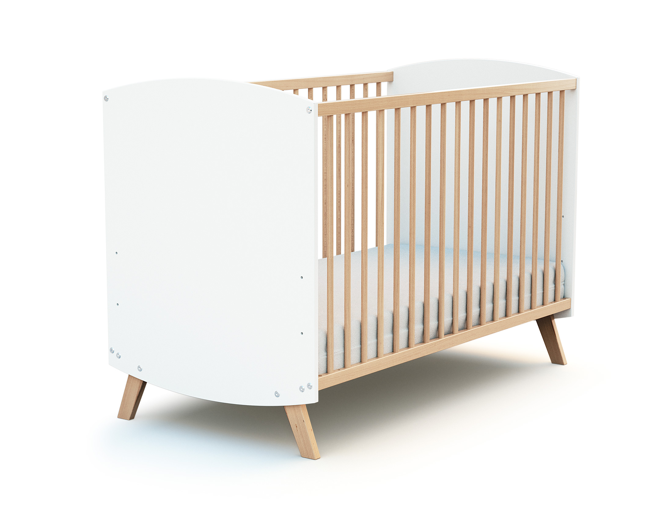 Lit bébé en bois SCANDINAVE, AT4