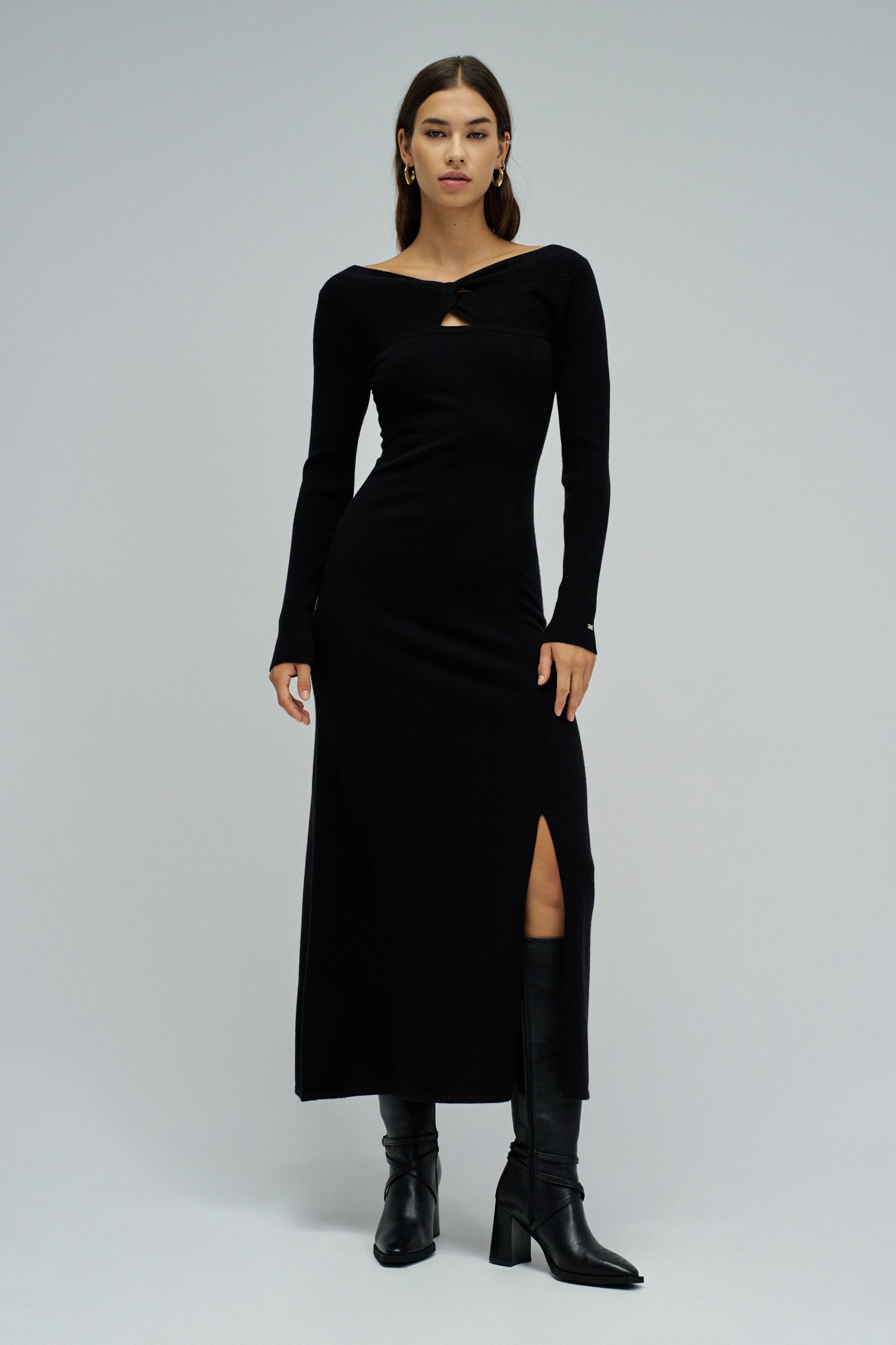 ROBE EN MAILLE, SALSA JEANS