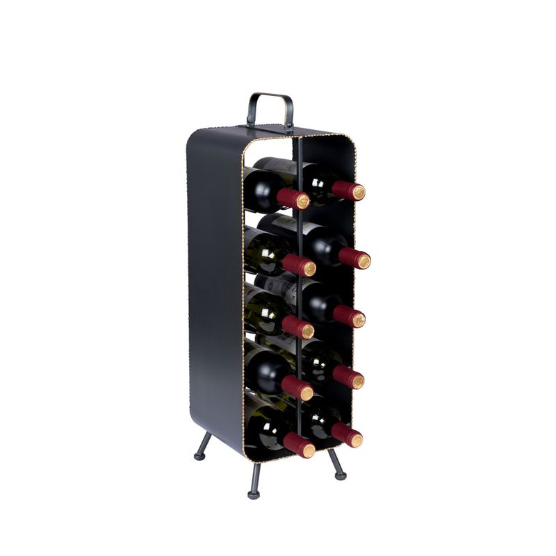 Porte-bouteilles en métal 7 niveaux 42 compartiments – Decoclico
