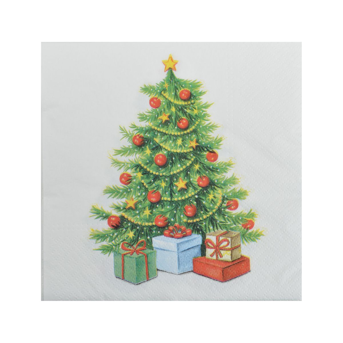Lot 100 Serviettes Papier Noël 33x33 Cm – Motif Nains Mignons, Décoration Table Fêtes De Fin D'Année