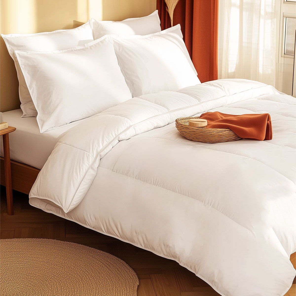 Couette d'été en microfibre - Légère - 180 g/m² COURCHEVEL LIGHT, SENSEI MAISON