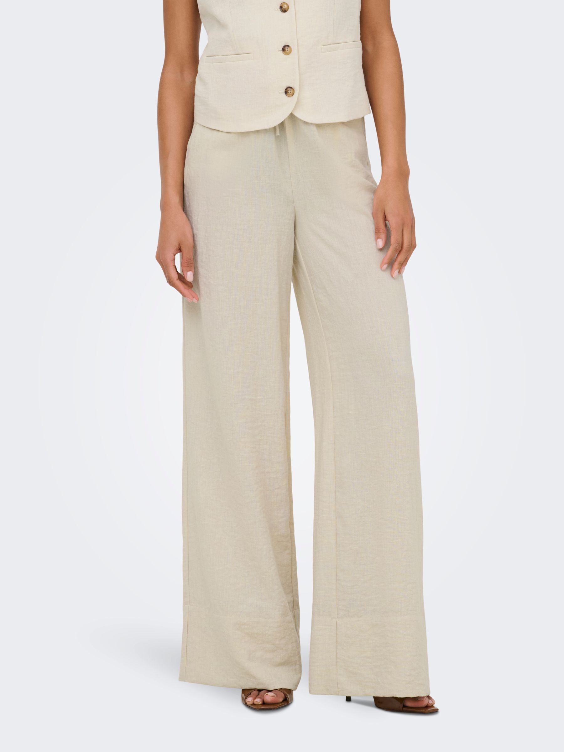 Pantalon À Jambe Large, JDY
