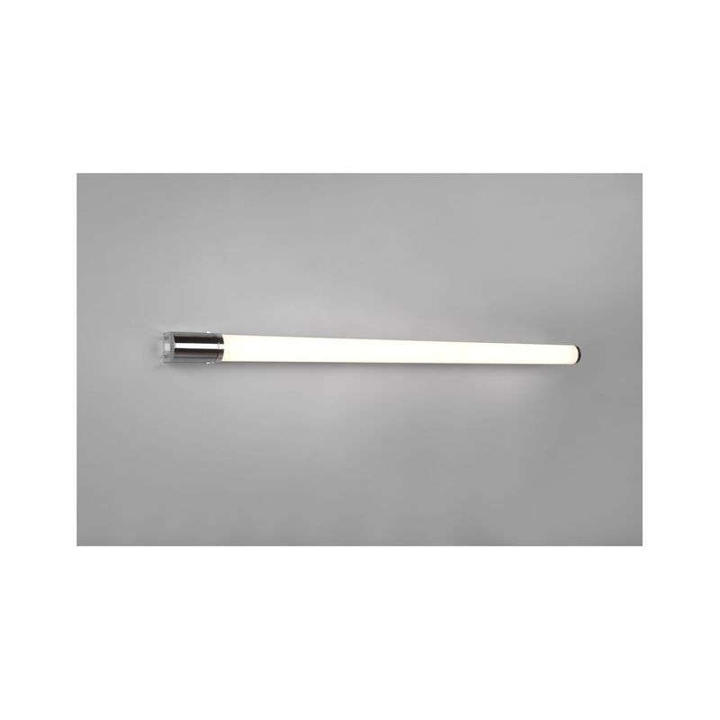 applique salle de bain ip44 piera chrome 1x21w smd led