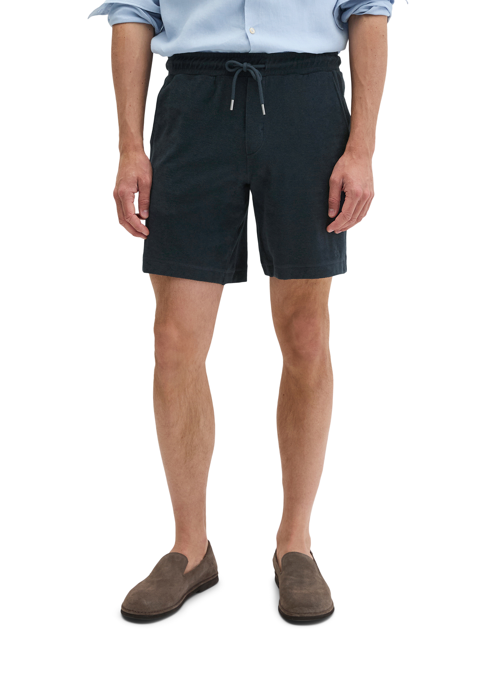 Short en éponge regular en pur coton bio, MARC O'POLO