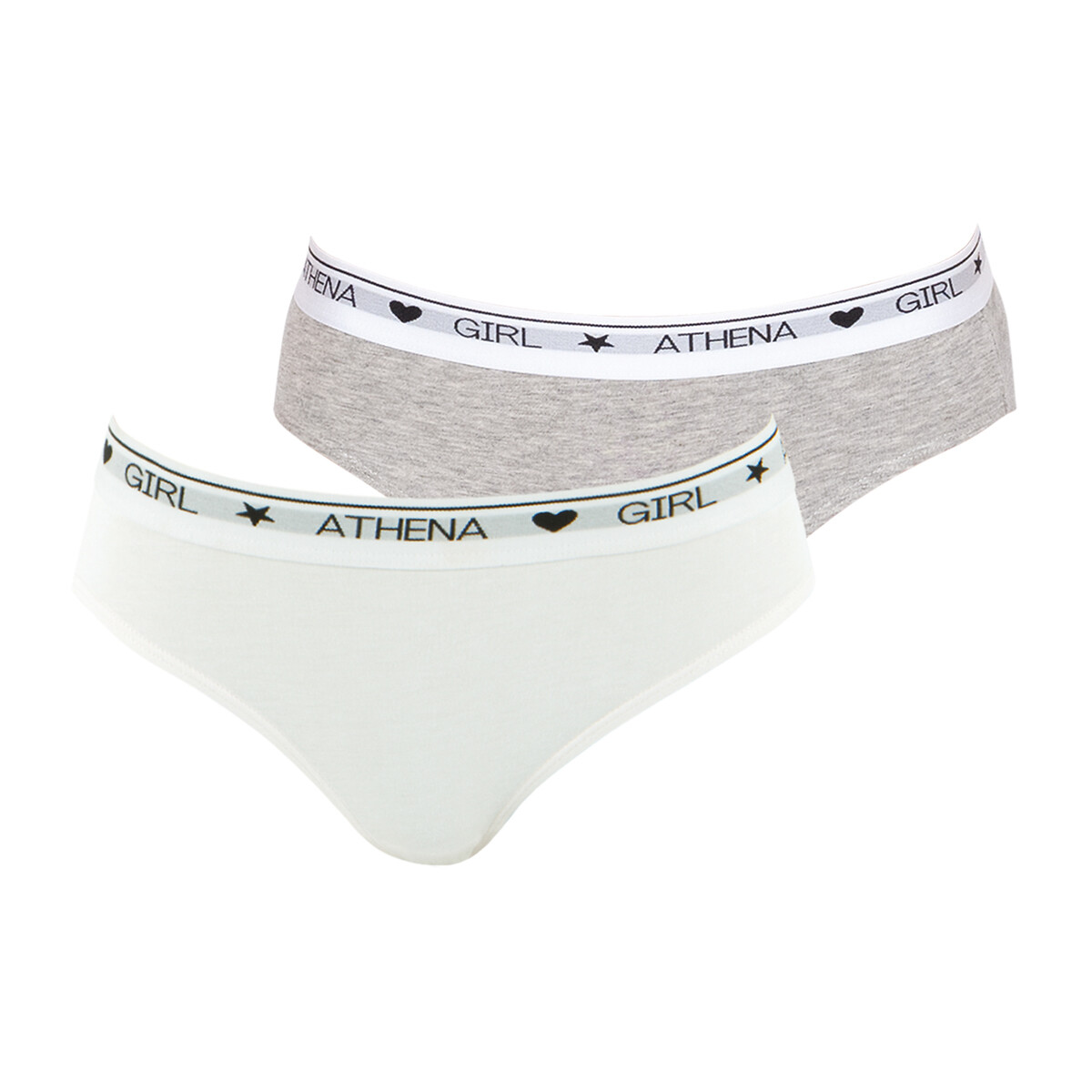 Image of Pack of 2 Briefs in Cotton Mix