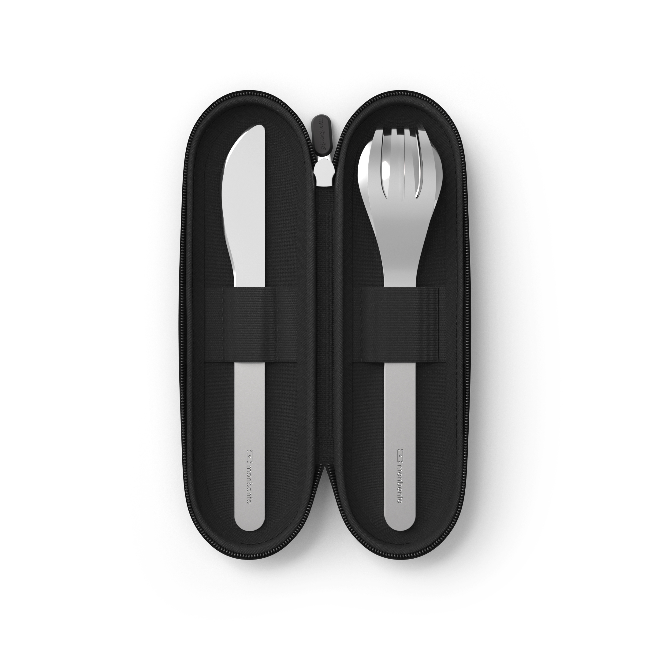 Set De Couverts Mb Slim Nest Trio Gris, MONBENTO