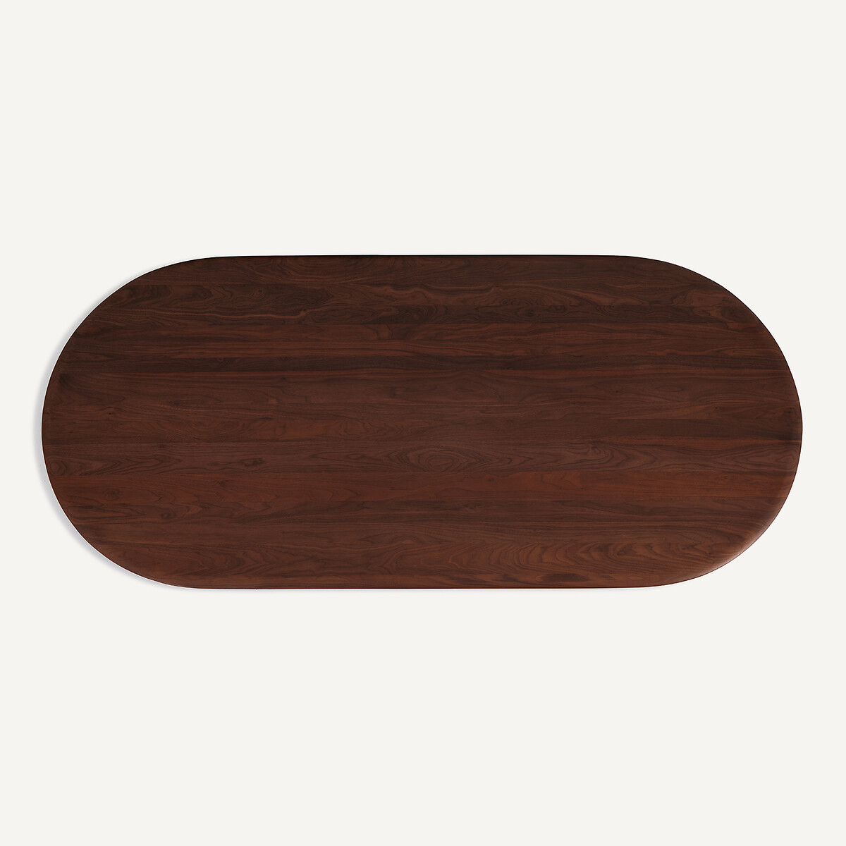 Plateau de table ovale en noyer, longueur 220 cm, 8 personnes, OVALO, AM.PM