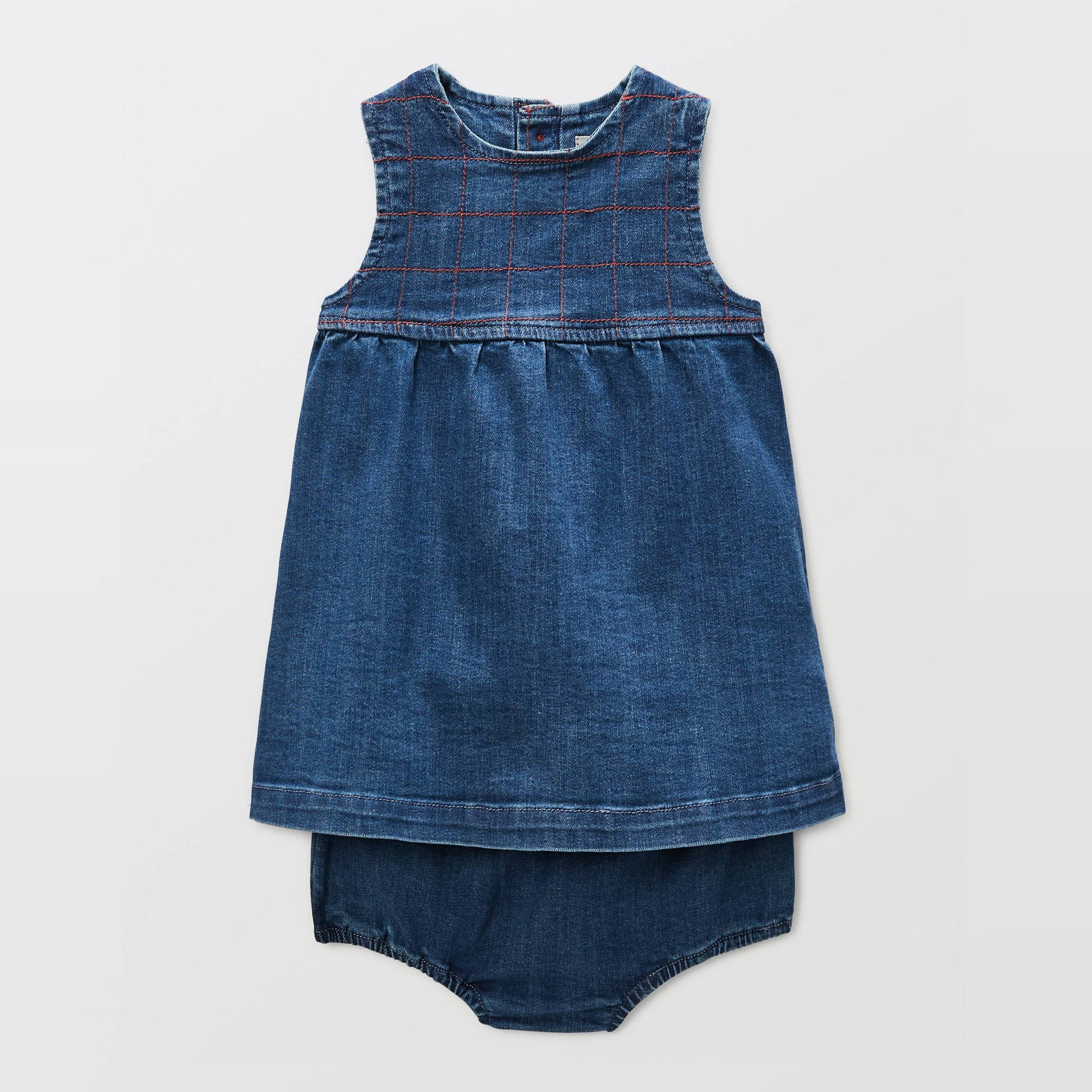 Robe en jean avec bloomer, BOUT'CHOU