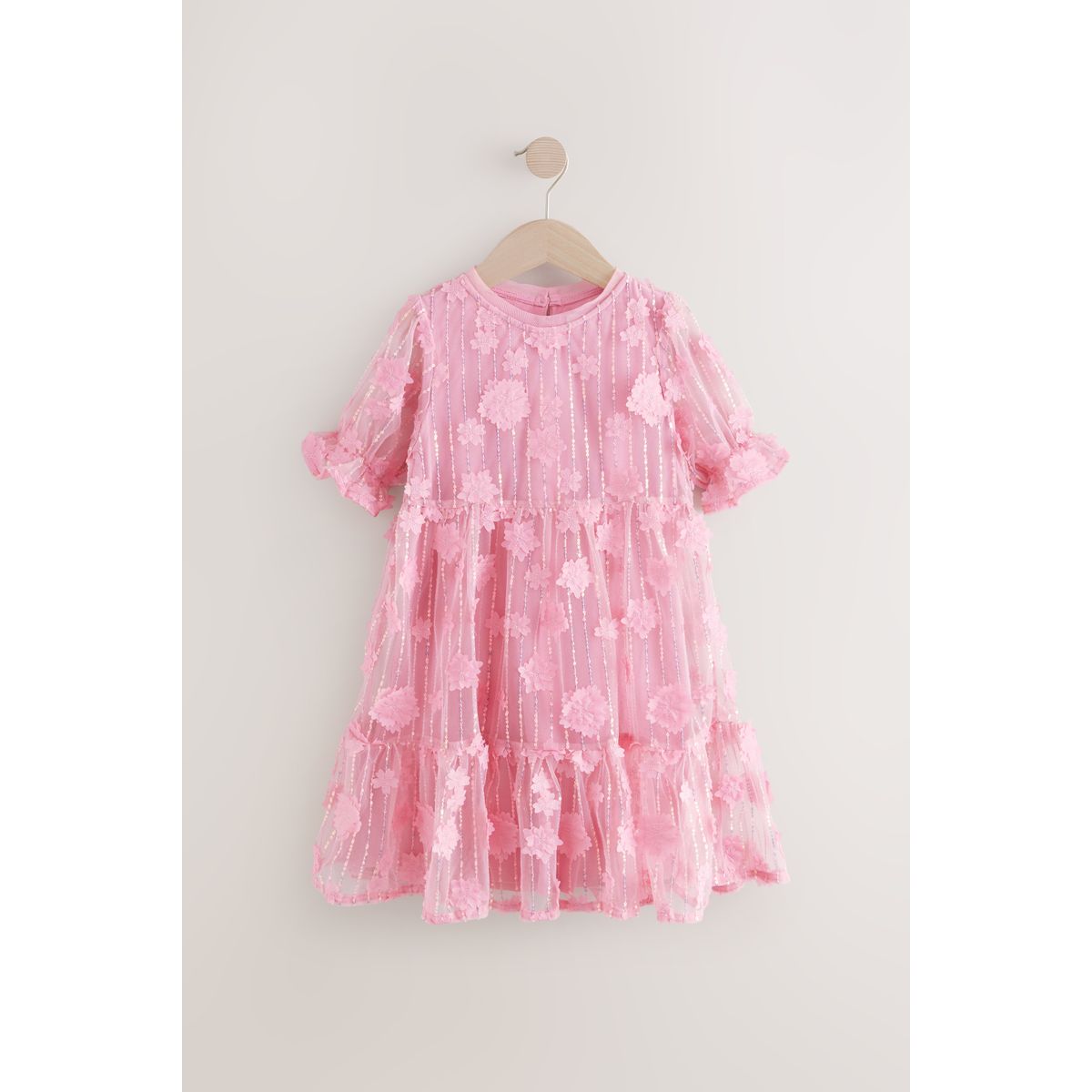 Robe de soirée en mesh florale à sequins, NEXT