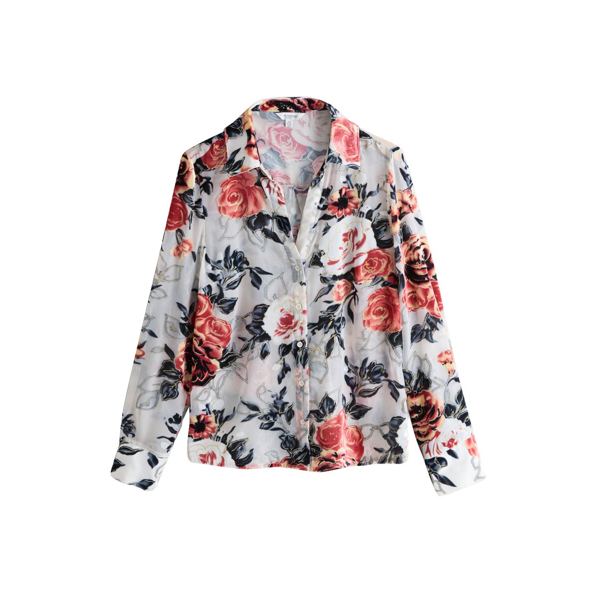 Chemise velours floquée n. premium, NEXT
