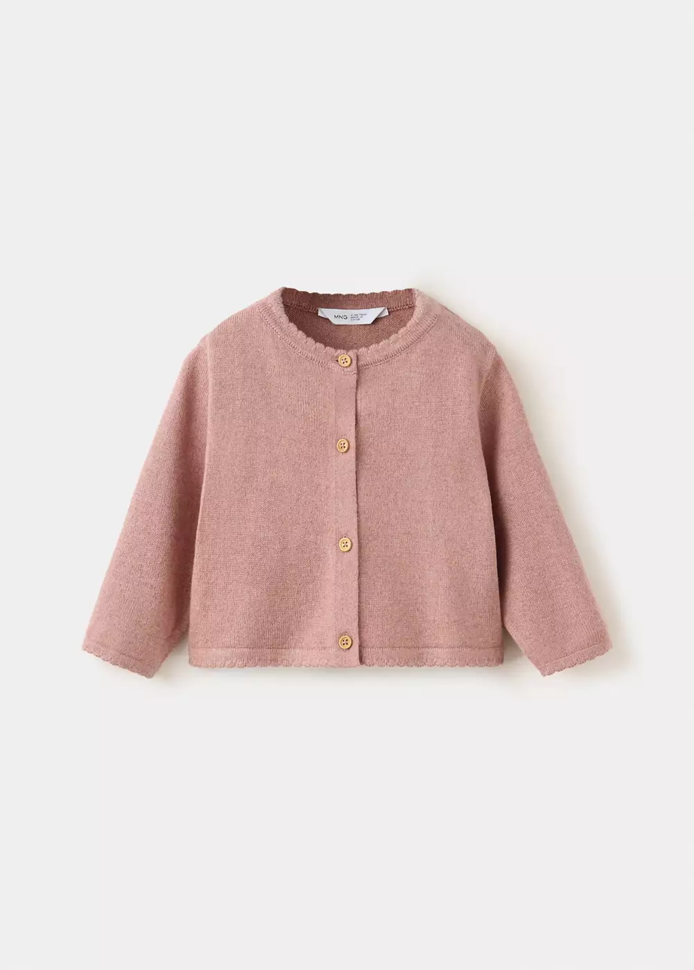 Cardigan maille manches longues, MANGO BABY