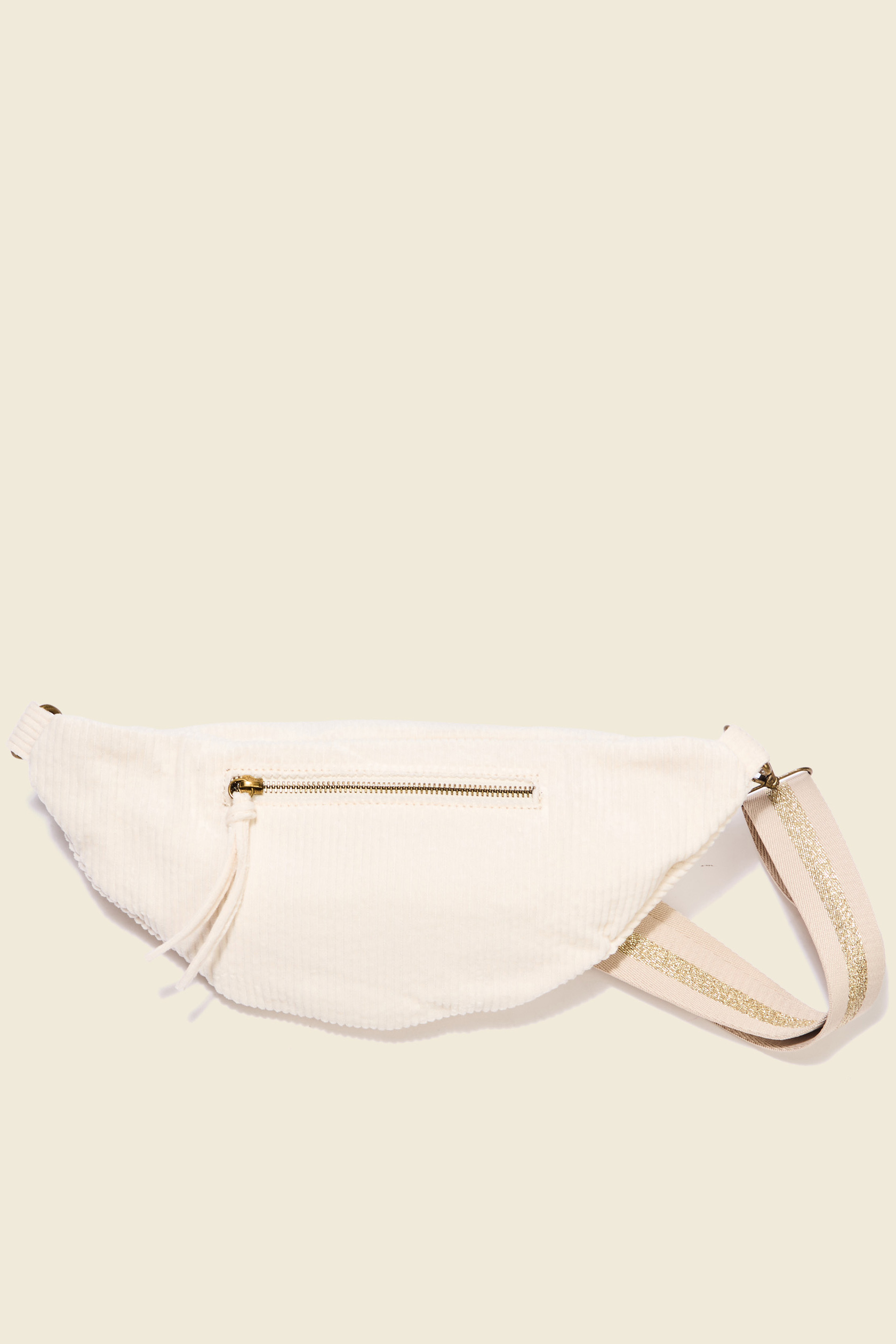 Gyios Sac Banane En Velours Côtelé Pour Femme – Grand Capacité, Bandoulière, Téléphone-blanc, Noir Ou Marron