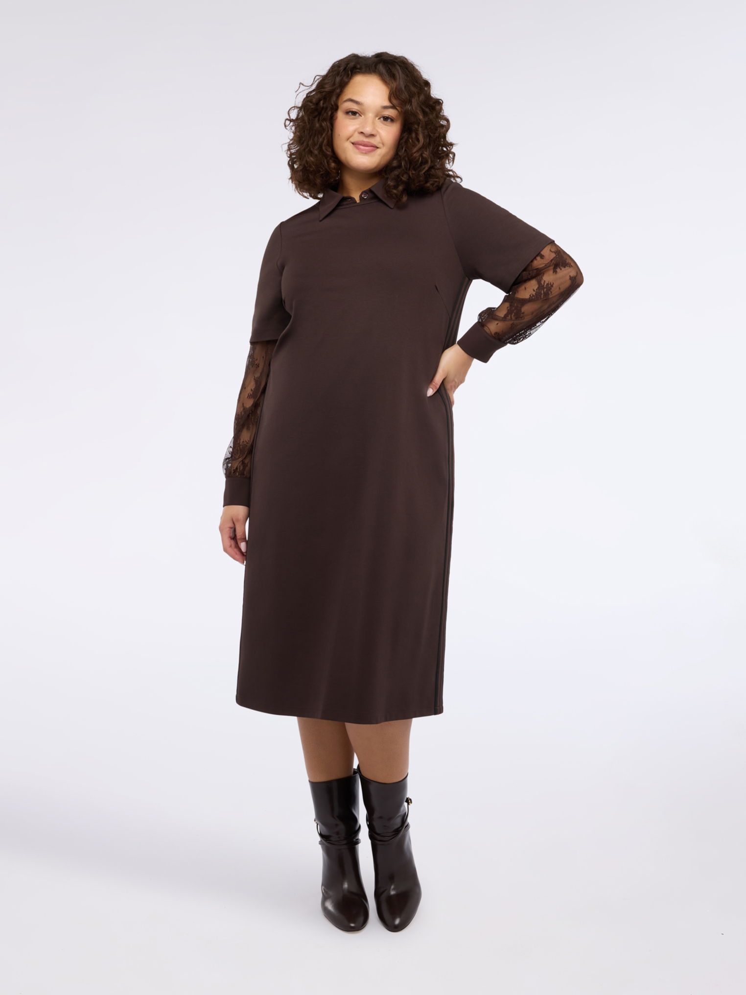 Robe longue en Point de Milan, FIORELLA RUBINO