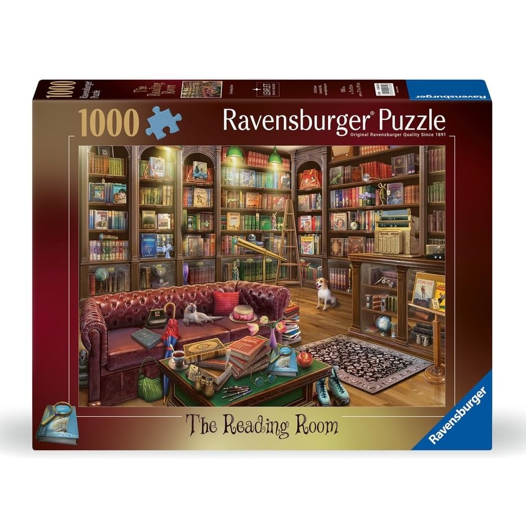 Puzzle La salle de lecture 1000 pcs, RAVENSBURGER