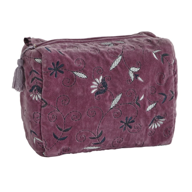 Trousse de toilette velours floral, MADAM STOLTZ