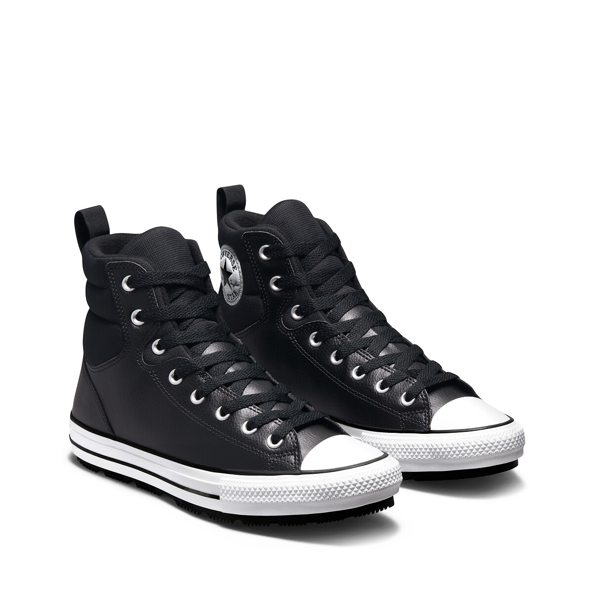 Black deals padded converse