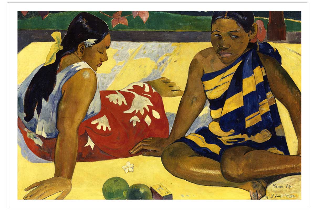 Poster Les nouvelles du jour - Parau api par Paul Gauguin, HEXOA