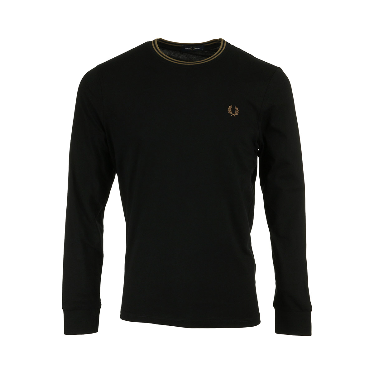 T-shirt Long Sleeved Twin Tipped Tee Shirt, FRED PERRY