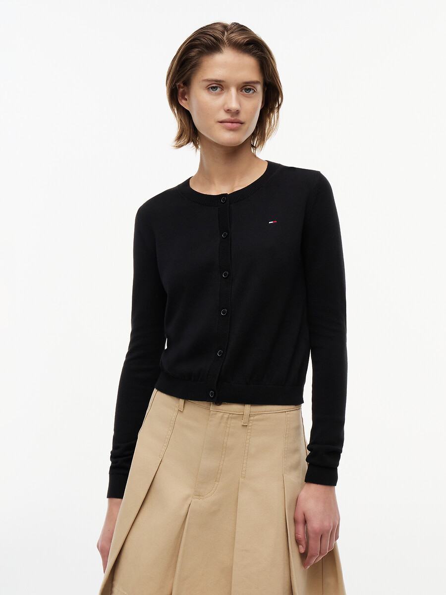 Cardigan col rond, TOMMY JEANS