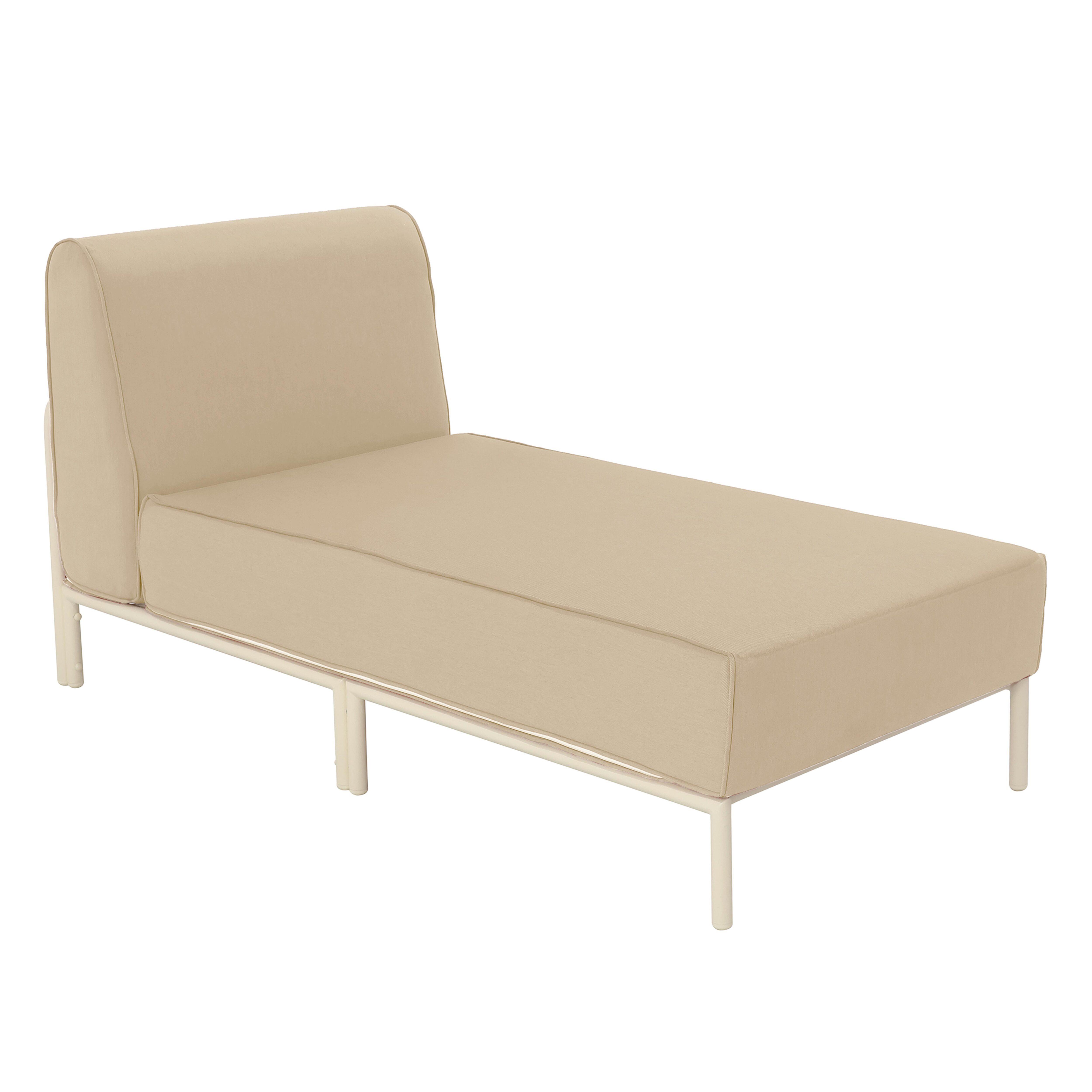 Méridienne pour salon de jardin modulable, PATIO, OVIALA
