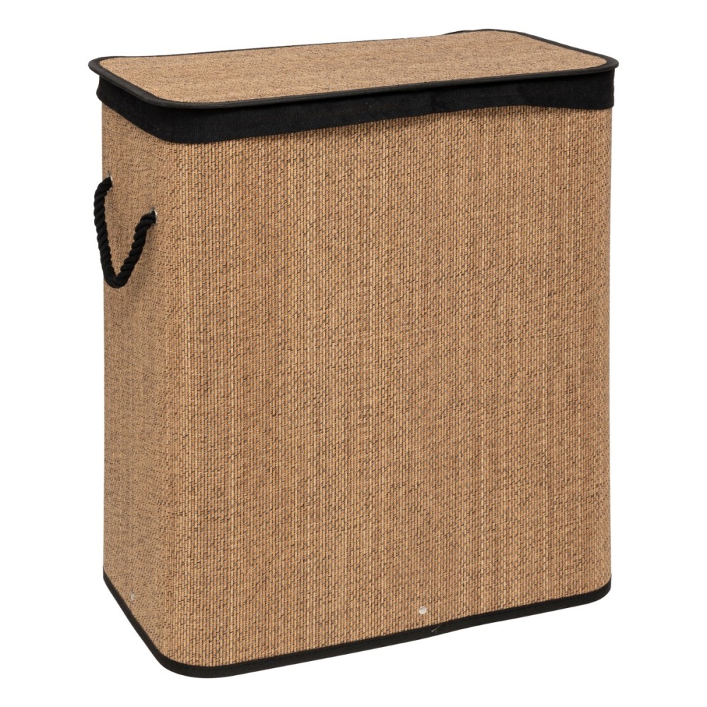 Panier à linge rectangulaire 100L en bambou, ATMOSPHERA