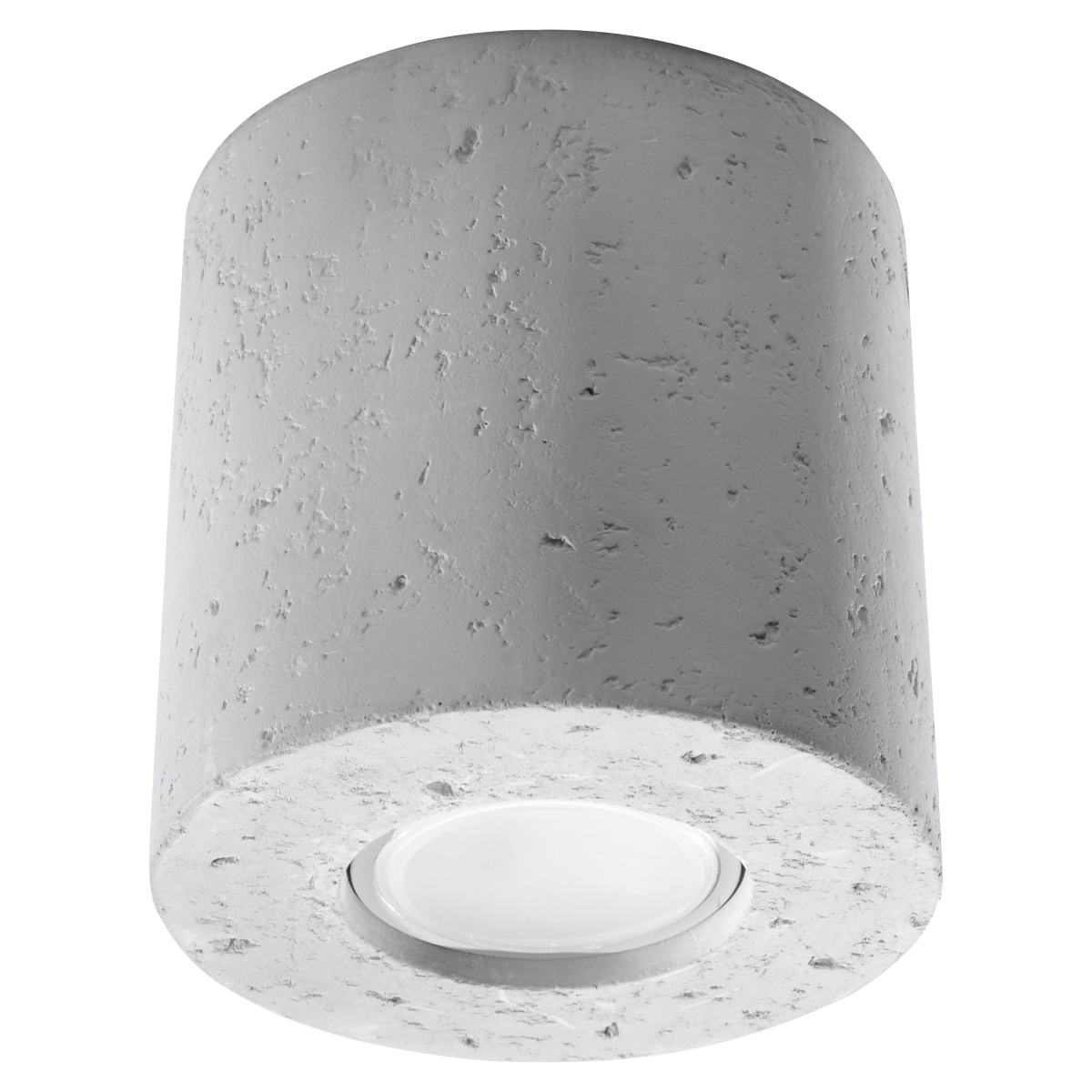 Plafonnier Béton Gris GU10 1 Orbis, EDEN