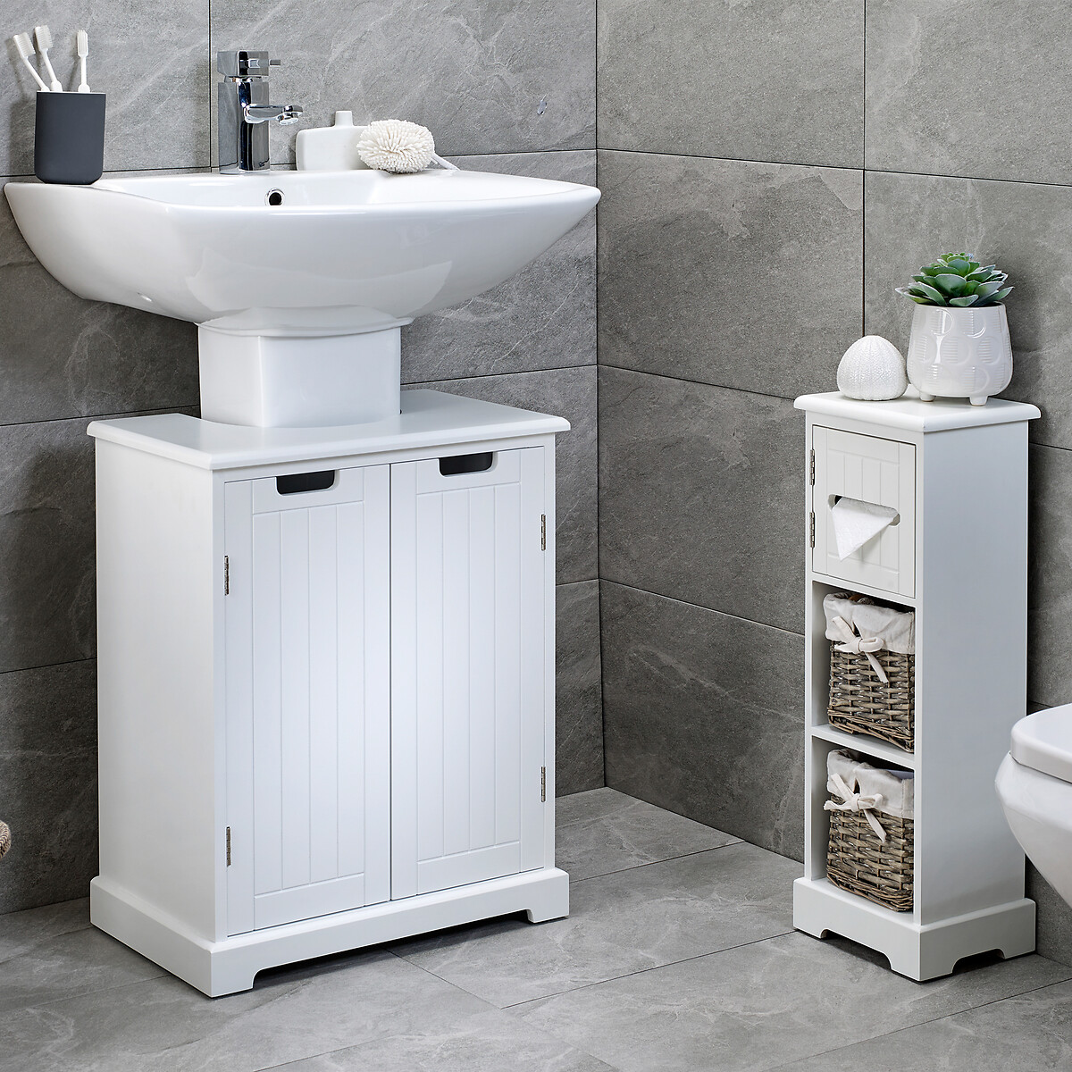 Tongue and groove under basin So'home | La Redoute