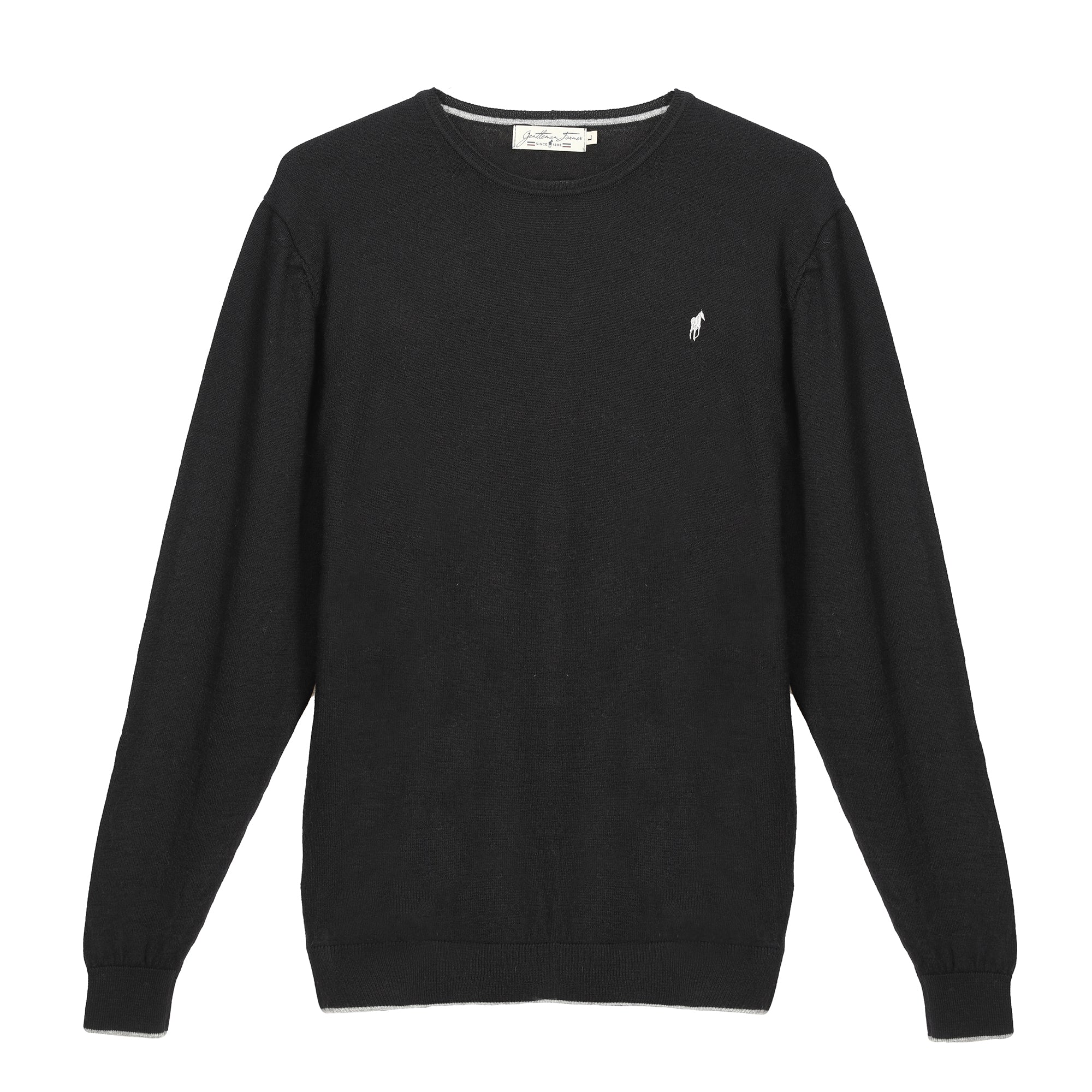 Pulls col rond  en laine PAIGE, GENTLEMAN FARMER