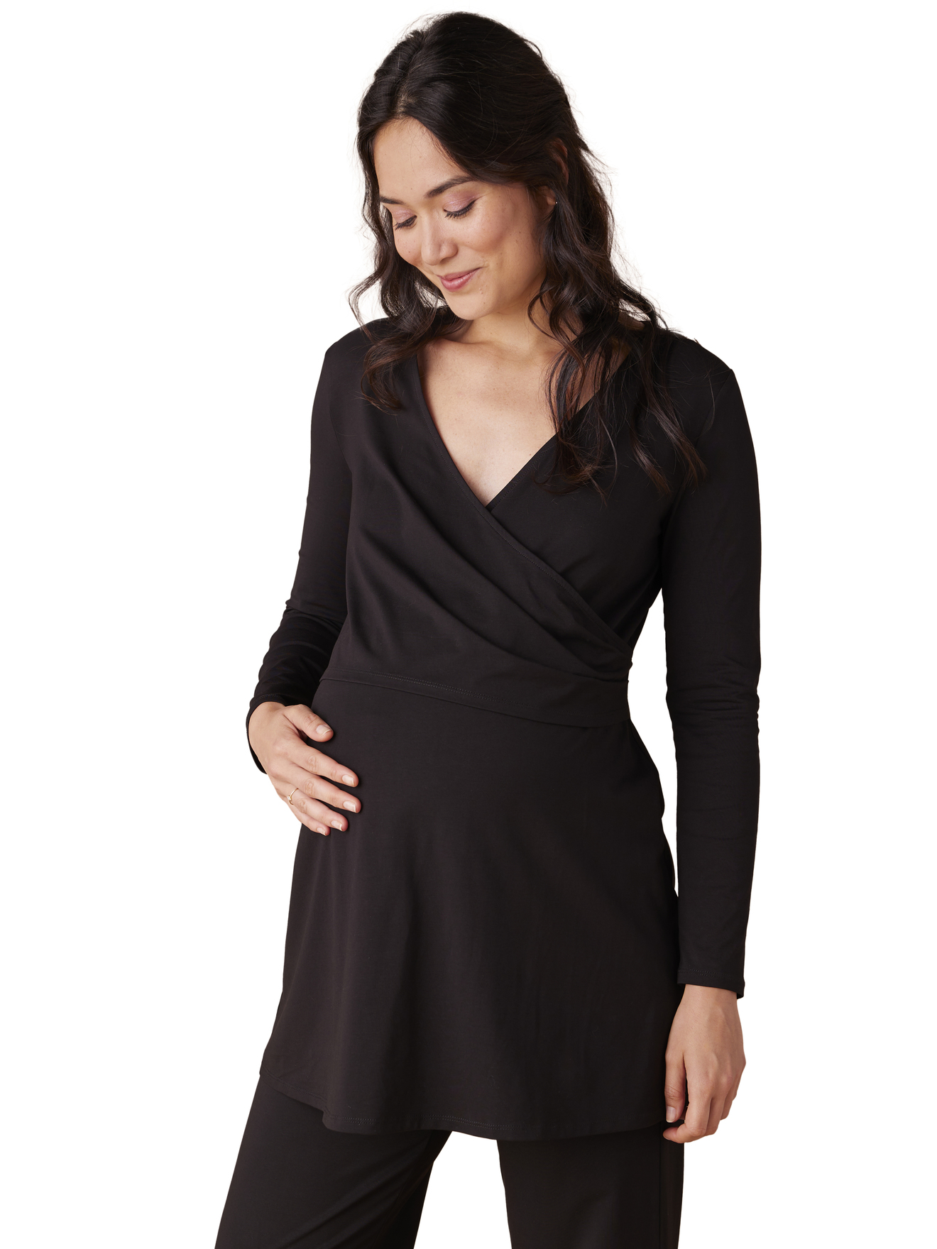 Kit maternité 2 en 1, robe tunique et pantalon large, ENVIE DE FRAISE