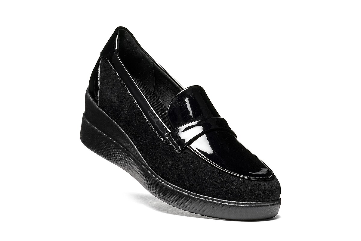 GEOX Mocasines de charol con cuña, STARDUST — photo 3