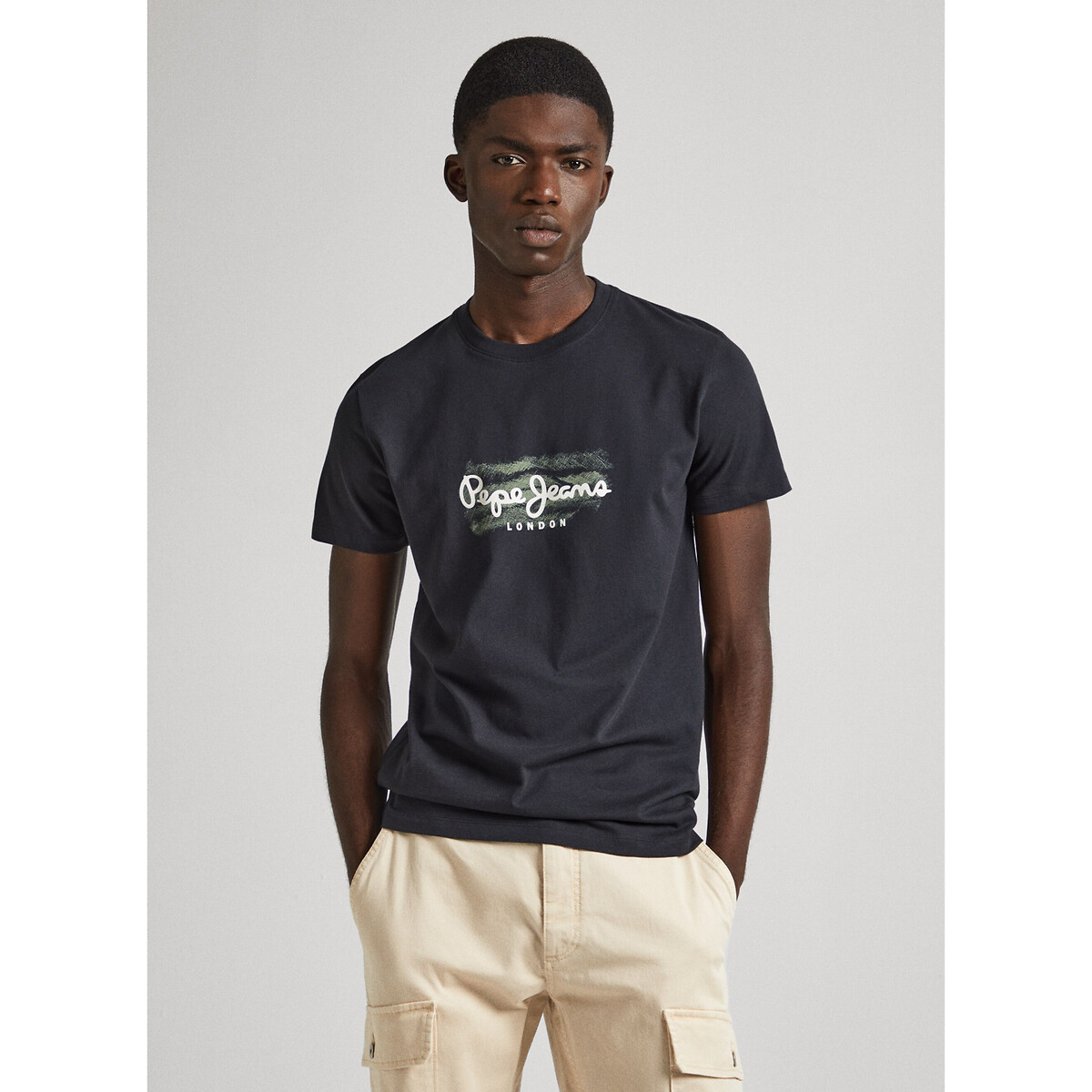 Buy Pepe Jeans Black Maddox Allover Printed T-Shirt online