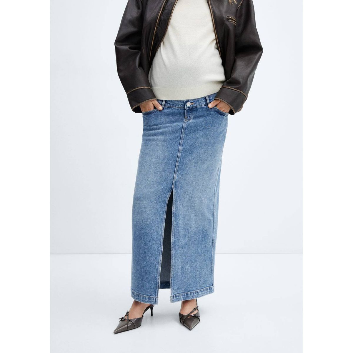 Jupe hotsell cuir grossesse