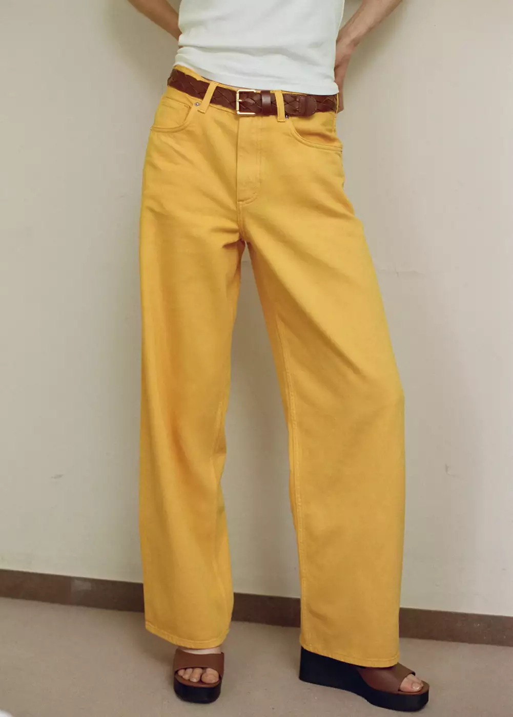 Jean droit taille basse, MANGO