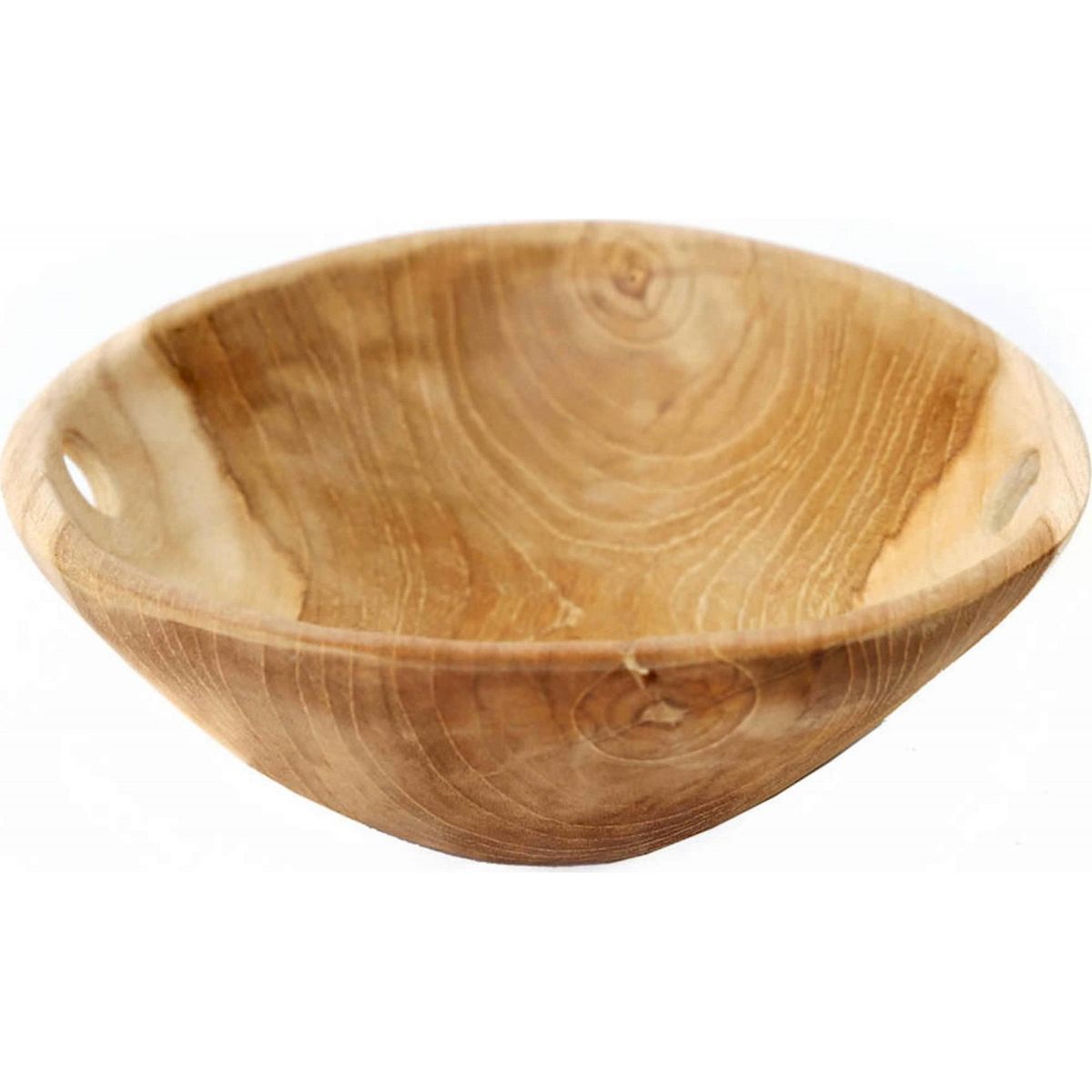 Bol En Bois D'acacia - Saladier Ou Bol à Fruits 30,5 Cm - Style Naturel, Durable Et Facile à Entretenir - 6